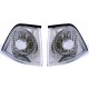 Čiré blikače BMW E36 Compact 94-00 – chrom