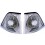Čiré blikače BMW E36 Compact 94-00 – chrom