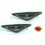Čiré boční blikače Ford Focus MK1 98-01 – černý chrom