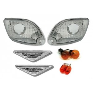 Set blikačů Ford Focus MK1 98-01 – chrom