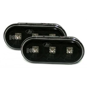 Čiré boční blikače Seat Cordoba 93-99 – LED, černé