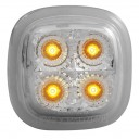 Čiré boční blikače Škoda Octavia II 04-08 – LED, chrom