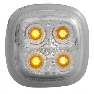 Čiré boční blikače Škoda Octavia II 04-08 – LED, chrom