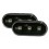 Čiré boční blikače VW Polo 9N 01-05 – LED, černé