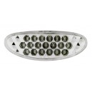 Mlhové světlo Peugeot 206/206cc – LED, chrom