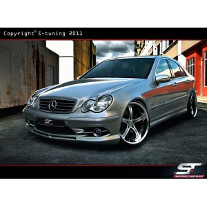 Mercedes Benz C-tř. W203 (00-03) kryty prahů EXCLUSIVE LINE