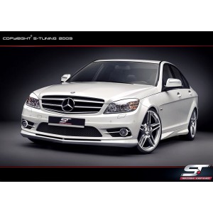 Mercedes Benz C-tř. W204 (07-11) kryty prahů EXCLUSIVE LINE