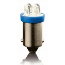 LED žárovka BA9S 12V 4W 4LED – modrá