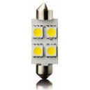 LED sufitka SV8,5 39mm 12V 4SMD LED – bílá