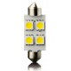 LED sufitka SV8,5 39mm 12V 4SMD LED – bílá