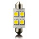 LED sufitka SV8,5 39mm 12V 4SMD LED – bílá