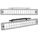 Světla pro denní svícení 2x30 LED – chrom