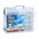 Žárovky 12V servisní box MEGA H4+H4+pojistky