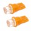 Žárovka 1LED 12V  T10  oranžová  2ks