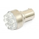 Žárovka 12LED 12V Ba15s bílá