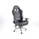 Kancelářská židle RACE – černá koženka
