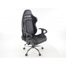 Kancelářská židle RACING – černá koženka