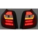 Zadní čirá světla BMW 1er E87 04-07 – LED, červená/krystal