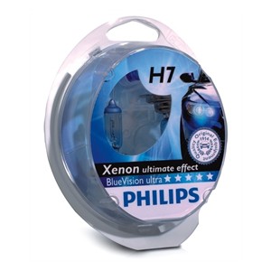 Žárovky Philips H7 BlueVision ultra Xenoneffect 12V 55W