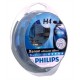 Žárovky Philips H4 BlueVision ultra Xenoneffect 12V 60/55W
