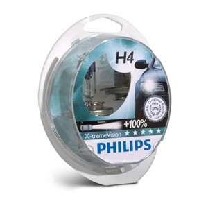 Žárovky Philips H4 X-treme Vision +100% 12V 60/55W
