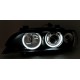 Přední čirá světla BMW E39 95-00 – CCFL, černá