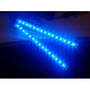 LED pásky 15cm modré