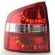 Zadní světla Škoda Octavia Combi 04-09 - LED, červená/krystal