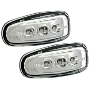 LED boční blikače Mercedes-Benz W210 E-tř. 95-02 chrom