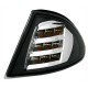 LED přední blikače BMW E46 Lim.+Touring 98-01 chrom/černá