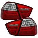 Zadní čirá světla BMW E90 3er Lim. 04-08 LED, červená/krystal