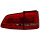 Zadní čirá světla VW Touran 1T Facelift GP2 LED červená/kouřová