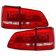 Zadní čirá světla VW Touran 1T Facelift GP2 LED červená/krystal