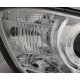 Přední čirá světla Škoda Octavia 2 09-12 chrom