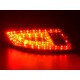 Zadní čirá světla Porsche 911 / 997 04-08 - LED, červená/krystal