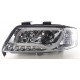 Přední čirá světla Audi A6 4B 97-01 TUBE LIGHTS, chrom