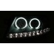 Čirá optika Audi A6 4F 04-07 CCFL, chrom