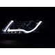 Přední čirá světla Audi A6 4F 04-11 TUBE LIGHTS, chrom