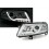 Audi A6 C6 4F (04-08) přední světla TUBE LIGHTS DRL, chrom
