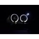 Čirá optika Citroen Saxo 96-03 – černá