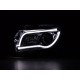 Přední čirá světla Dacia Duster 09-13 TUBE LIGHT, chrom