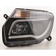 Čirá optika Dacia Duster 09-13 TUBE LIGHT, černá