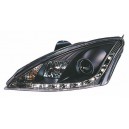 Přední světla DEVIL EYES Ford Focus 98-01 – černá