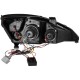Přední světla DEVIL EYES Ford Focus 01-04 černá, LED blinkr