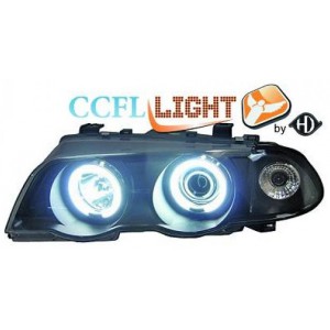 BMW E46 Lim./Touring přední světla CCFL ANGEL EYES, černá