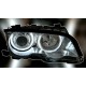 Přední světla BMW E46 Coupe/Cabrio 99-03 CCFL, chrom