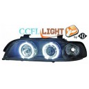 Čirá optika BMW E39 95-00 CCFL, černá