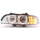 Čirá optika BMW E39 95-00 chrom, LED blinkr