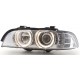 Čirá optika BMW E39 95-00 chrom, LED blinkr