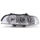 Čirá optika BMW E39 95-00 chrom, LED blinkr